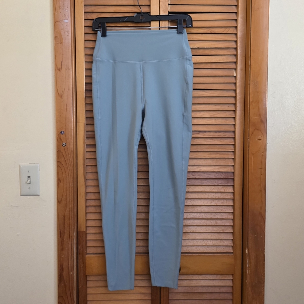 EUC Peloton Women's Green High Rise Leggings Size Medium
